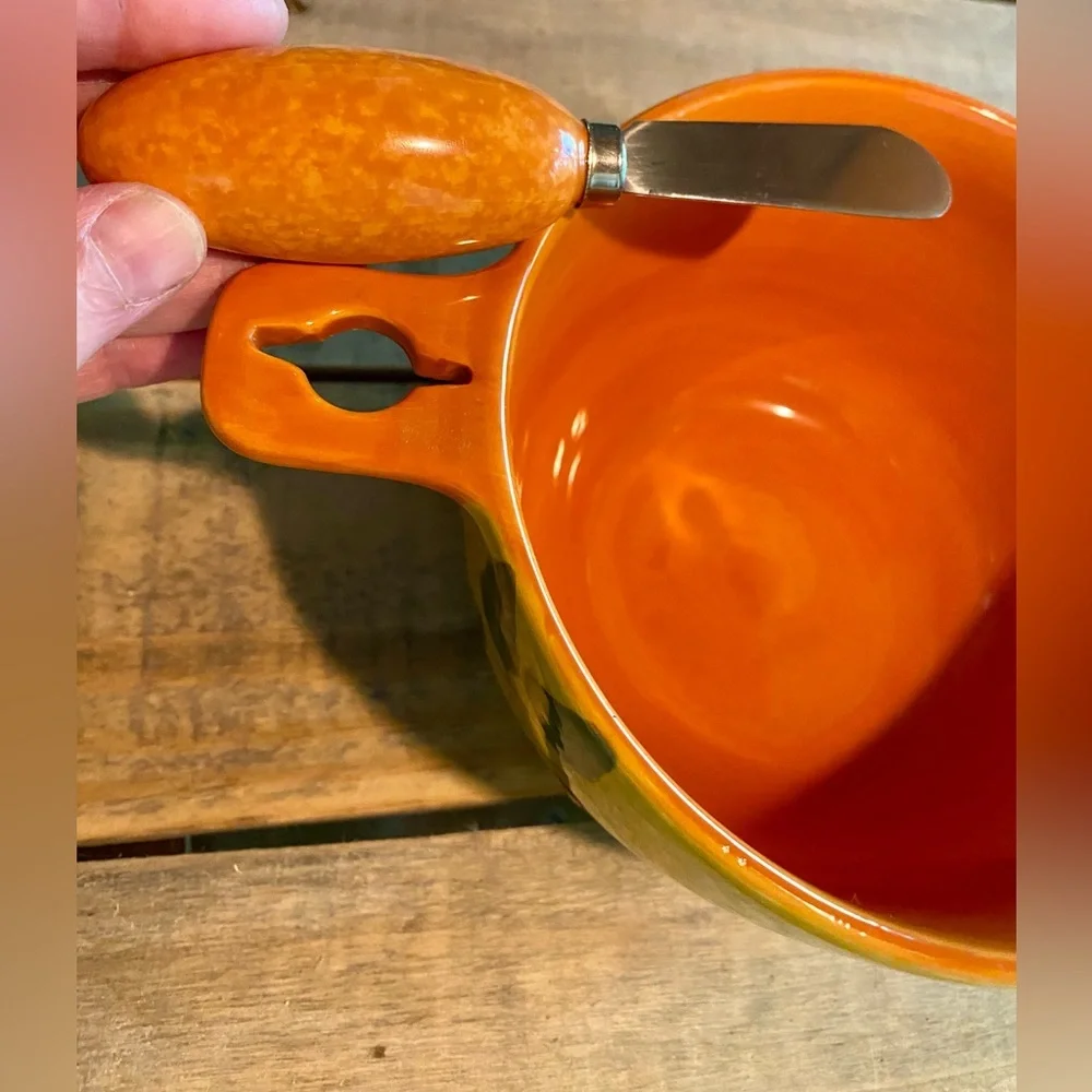 🔥Bella Casa by Ganz Dip Bowl w/Spreader🔥 NWT
